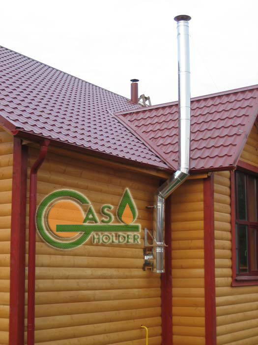 приставной дымоход из нержавейки - Газгольдер.ру - отопление дома дачи коттеджа загородное отопление